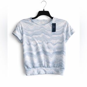 abercrombie kids Light Blue Wave Tee